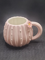 Mug en porcelaine verte 3D gaufrée créative en forme de cactus, non toxique, personnalisable pour le café, le petit-déjeuner et les cadeaux d'affaires