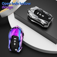 Ajustement pour voiture Flip Key Case Housse de protection Shell Porte-clés pour Honda Civic CR-V HR-V Accord Jade Crider Odyssey 2015-2018