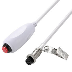 2025 nouveau câble d'appel d'infirmière bouton poussoir cordon câble poste d'infirmière cordon d'appel <span class=keywords><strong>de</strong></span> remplacement universel avec pince <span class=keywords><strong>de</strong></span> drap <span class=keywords><strong>de</strong></span> <span class=keywords><strong>lit</strong></span> GX16 4P 2P <span class=keywords><strong>3m</strong></span> - Product Image 1