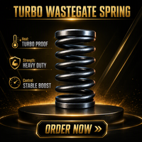 Ressort de compression turbo résistant à la chaleur, fil haute résistance, OEM personnalisé pour soupape de turbocompresseur