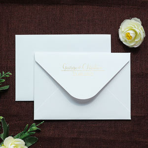 Simple Gold Foiling Clear Acrylic Wedding Invitation With Waist Band and <strong>RSVP</strong> Itinerary <strong>Card</strong> for Wedding Greeting Event Party - Product Image 6