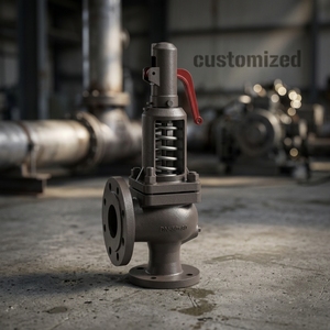 Poignée de sécurité manuelle à ressort SV-1 en acier inoxydable, connexion NPT, débit élevé, basse pression, air, huile, pneumatique - Product Image 1