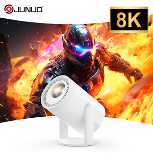 JUNUO Turn 1 Hot Selling Mini <b>Projector</b> 200Ansi 720P 1+8GB Newest Android 14 with BT Portable <b>Projector</b> for Home Use - Product Image 6