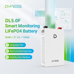 Dyness DL5.0F 5kWh 51.2V 100Ah Batería de pared ultrafina para el hogar, alternativa a Powerwall, 8000 ciclos, BMS inteligente, compatible con Deye - Product Image 1