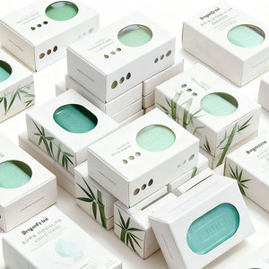 กล่องสบู่แบบกำหนดเอง กล่องบรรจุภัณฑ์สบู่ออร์แกนิก กล่องกระดาษคราฟท์สำหรับสบู่และเทียนหอม บรรจุภัณฑ์สำหรับสบู่ทำมือ - Product Image 5