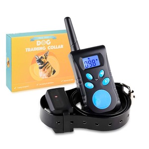 Electric Dog Training Collar With <b>Remote</b> Control Rechargeable <b>Vibration</b> Shock Mode For Dogs Waterproof Plastic Simple Style - Product Image 5