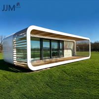 Rumah Kabin Apel JJM 20ft 40ft Modern Populer untuk Luar Ruangan, Rumah Prefab Mini, Rumah Kerja Mobile, Pod Kantor, Rumah Kontainer