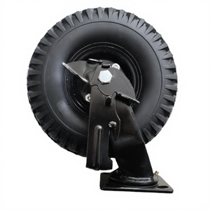 Rueda Giratoria de Goma de Alta Resistencia de 10 Pulgadas con Freno, Carretilla de Mano, Capacidad de Carga de 200 kg, 1 Año de Garantía, Precio de Fábrica - Product Image 6