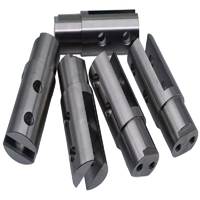 Adaptateurs et coupleurs en acier inoxydable usinés CNC, système hydraulique, pièces de précision personnalisées usinées par électroérosion à fil 5 axes, SS304 SS316