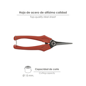Forbici da Raccolta Diritte 1 Mano P10/18 cm. - Product Image 3