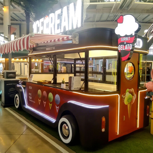 Low Price Electric Mobile Buffet Food Truck with Stainless Steel Full Kitchen for Sale Food Trailer Wholesale - Product Image 1