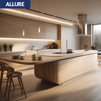 Charnière de robinet d'évier de cuisine Isola Cucina Allure Mini Placage Durable Contemporain Placage Shaker Personnalisé