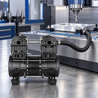 Pompe à vide à piston sans huile à haut débit 210L/min 220V pour équipement de table d'aspiration CNC