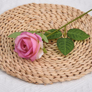 Fleur artificielle unique en flanelle, rose, fournisseur, ensemble de table de mariage, roses, élégance intemporelle, velours <span class=keywords><strong>parisien</strong></span>, rose perlée - Product Image 6