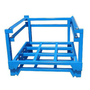 מתקן אחסון צמיגים נייד מפלדה מתקפל בהתאמה אישית, מדגם CASE CARTER, עם עמודי משטחים. - Product Image 6