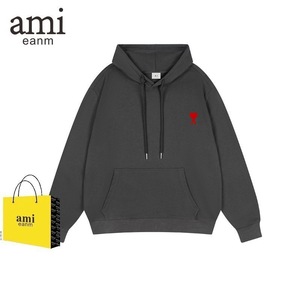 <span class=keywords><strong>Felpa</strong></span> con Cappuccio Larga Casual da Uomo <span class=keywords><strong>AMI</strong></span> EANM, Top Invernale alla Moda con Ricamo a Lettera 'A' e Tecniche di Tintura Digitale, Bestseller - Product Image 3