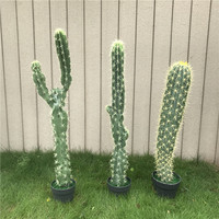Vente chaude grandes boules de cactus en pot de simulation de décoration intérieure de haute qualité