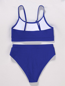 Conjunto de Bikini de 2 Piezas para Mujer, Traje de Baño de Diseño con Relleno Extraíble, Transpirable y Ecológico - Product Image 3
