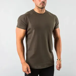 Spandex/Baumwolle O-Ausschnitt Lang Baumwolle Herren Bedrucktes O-Ausschnitt T-Shirt Kurz für Herren T-Shorts