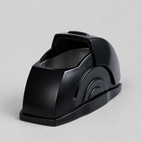 Cendrier de voiture créatif avec couvercle coulissant, en plastique noir, anti-cendres volantes, pour console, porte, intérieur, accessoires de voiture haut de gamme