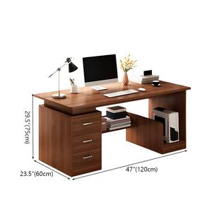 Home Office Möbel Holz Executive Schreibtisch mit Schubladen Großer Desktop Modernes Personal Büro tisch - Product Image 3