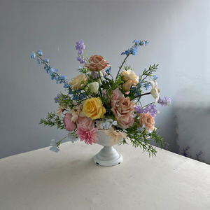 FC130 Bola de Flores Artificiales de Seda Rosa para Boda, Centro de Mesa, Decoración de Mesa, Bola de Flores para Decoración de Eventos - Product Image 5