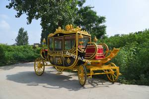 Cubiertas para Carruajes de Caballos Reales para Bodas Románticas y Clásicas, Carruajes Puxados por Caballos, Carrozas de Caballos de Gran Potencia, ¡Venta Caliente! - Product Image 6