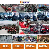 Tractor Agrícola Grace con Envío Gratuito, Mini Tractor de 18 HP con Arranque Eléctrico Diésel, 4WD, Implementos Agrícolas con Bomba para Motor