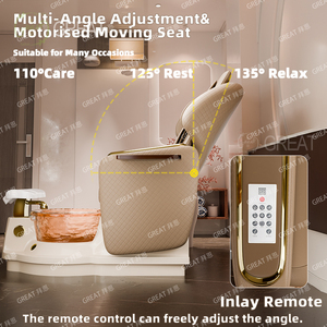 Hiện đại fashional và sang trọng đa chức năng Nail Beauty Salon chân ghế chuyên nghiệp điện Chân ghế Massage spa - Product Image 3