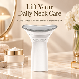 Masseur pour le cou, 4 modes, chaleur confortable, appareil ergonomique pour le soin du visage et du cou - Product Image 4