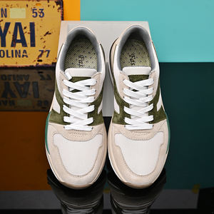 Fashion Trendy Running Walking Style <b>Casual</b> <b>Shoes</b> Breathable Mesh Genuine Leatherfor Men - Product Image 6