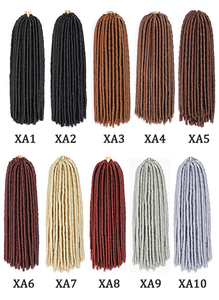 Capelli Dread Locs Lisci 14 Pollici, Faux Locs Intrecciati all'Uncinetto, Estensioni di Capelli Sintetici Dread Lock - Product Image 2