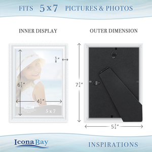 Wholesale Customized PS 5X7 White Photo <b>Frame</b> High Quality <b>Plastic</b> Wood Silver Home Decorations Made for Home Use - Product Image 4