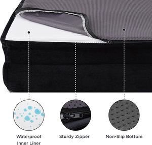 Factory Wholesale Custom Classic Soft Dog Nest Winter Solid Large Rectangle Breathable Eco-friendly Warm <b>Plush</b> PP Cotton Dog <b>Cat</b> - Product Image 4