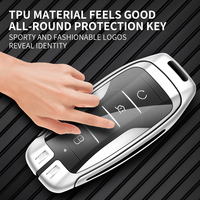 Coque de clé de voiture en cuir et métal pour BYD Lied Han Ev Tang Dm Qin PLUS Song Pro MAX Yuan Accessoires intérieurs sans clé