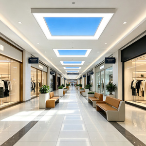 <span class=keywords><strong>Coelux</strong></span> Fenêtre de toit, Grande lucarne ronde, Faux plafond artificiel, Dôme de plafond, Panneau lumineux LED ciel bleu - Product Image 6
