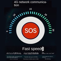 Alarme d'urgence 4G SOS, bouton d'appel à une touche, piles incluses, détection de chute, alarme pour personnes âgées, localisateur