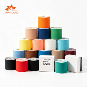 Cinta <span class=keywords><strong>de</strong></span> Kinesiología Pre-cortada, Impermeable, Impresa Personalizada <span class=keywords><strong>para</strong></span> Atletas, 2.5x500cm, Certificación CE/ISO, OEM - Product Image 1