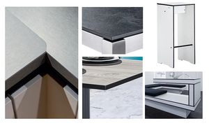 Feuilles <span class=keywords><strong>de</strong></span> stratifié compactes phéoliques en lin fin <span class=keywords><strong>de</strong></span> Offres Spéciales 12mm d'épaisseur Texture <span class=keywords><strong>de</strong></span> pierre brillante mate pour la décoration <span class=keywords><strong>de</strong></span> salle à manger <span class=keywords><strong>de</strong></span> cuisine - Product Image 2