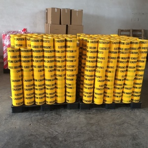ราคาโรงงานแข่งขันได้ เทปเตือนความปลอดภัยสำหรับป้องกันสายเคเบิลใต้ดิน LLDPE บริสุทธิ์ 100% ขนาด 3 นิ้ว x 100 เมตร - Product Image 4
