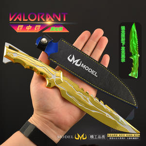 VALORANT Punition Divine Karambit 28CM Métal Cuir Gaine Tactique Artisanat Collection Jouet Épées Modèle Restauration - Product Image 2