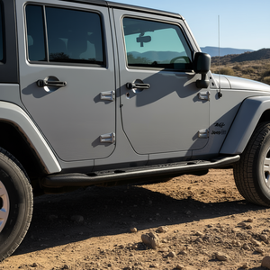 Estribos de Acero al Carbono para Jeep Wrangler JK de 4 Puertas, Escalones Laterales de 6 Pulgadas, Superficie Hueca Antideslizante y Resistente a la Oxidación - Product Image 2