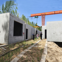 Structure modulaire en acier de style européen de haute qualité maison préfabriquée ateliers de deux chambres à coucher pour le magasin de bureau fabriqué