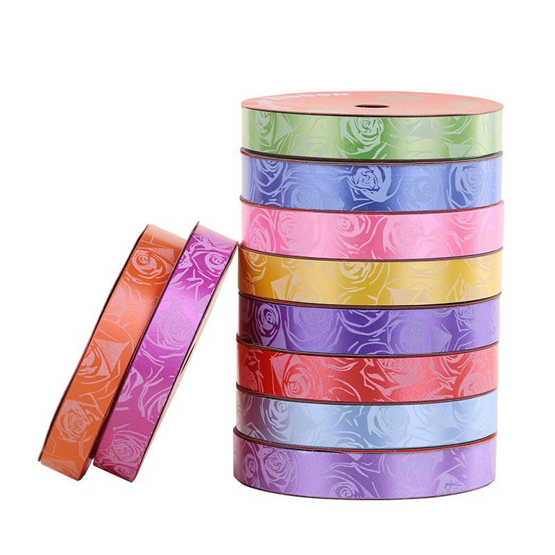 Little PP Plastic Ribbon Roll for Gift Box Packaging Party Decoration Wedding Celebrate