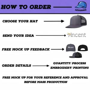 Casquette Trucker personnalisée 5 panneaux style Y-P Ypoong à visière plate, dos en maille structurée, fermeture Snapback, respirante, imperméable, en toile et velours côtelé - Product Image 5