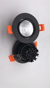 Spot commercial de magasin d'intérieur d'hôtel allumant le projecteur mené rond réglable blanc <span class=keywords><strong>noir</strong></span> d'épi - Product Image 3
