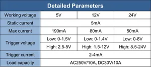 5V/12V/24V 1/<strong>2</strong>/4/6/8 Channel Relay Module High/low Level Trigger Dual Optocoupler Isolation For <strong>Arduino</strong> ARM PIC AVR DSP - Product Image 5