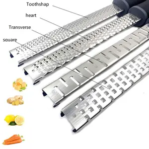 Cheese And Citrus Zester Grater Extra Sharp Blade Stainless Steel Fruit Vegetable Tools Lemon Zester