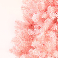 Arbre de Noël artificiel rose en PVC sur pied, origine Chine, pour intérieur, accessoires de scène, décoration de fêtes, dressing, fête de filles