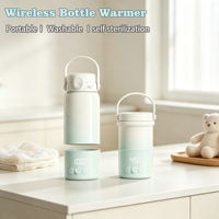 Chauffe-biberon portable 500 ml en acier inoxydable 316L, chauffe-lait détachable pour voyage